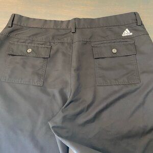 Adidas Men’s Golf Pants 36x32 Black CLIMALITE Performance Stretch